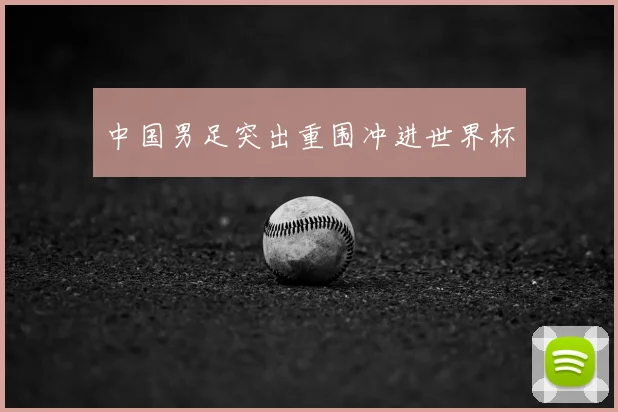 中国男足突出重围冲进世界杯