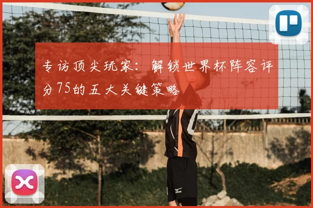 专访顶尖玩家：解锁世界杯阵容评分75的五大关键策略
